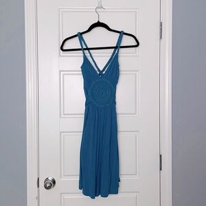 Gorgeous medallion dress with braided straps